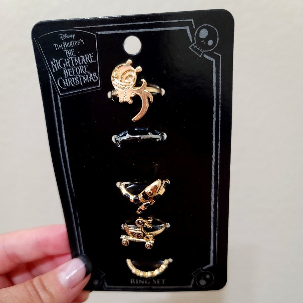 NEW Disney The Nightmare Before Christmas 5 Rings